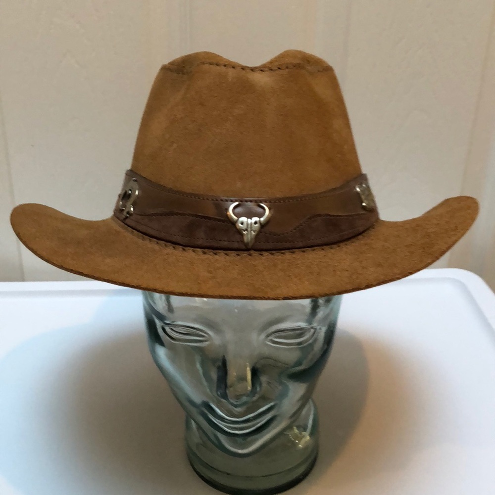 Head N Home Brown Leather Hat XX-Large